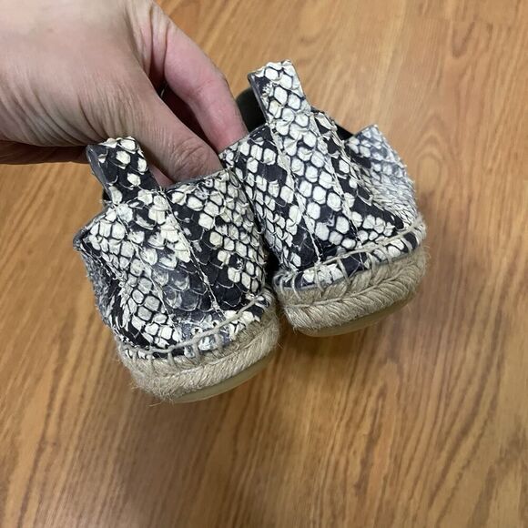 VINCE. Python snakeskin espadrille slip on shoes size US 10 - Picture 4 of 8